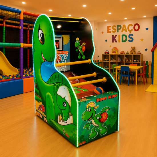 Basquete Eletrônico Dino Kids – foto 2