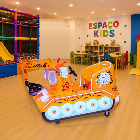 Kiddie Ride Escavadeira Truck - Diversões Coringa