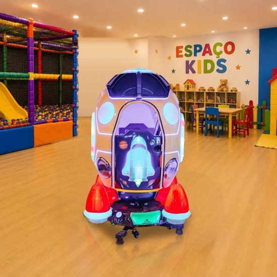 Kiddie Ride Foguete Espacial - Diversões Coringa