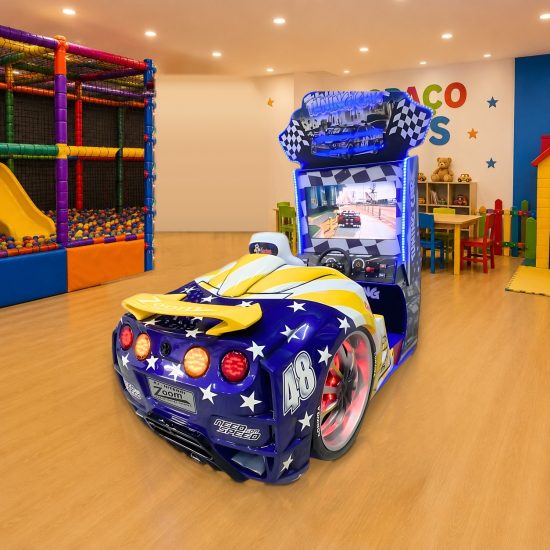 Simulador de Corrida Tuning Yellow - Diversões Coringa
